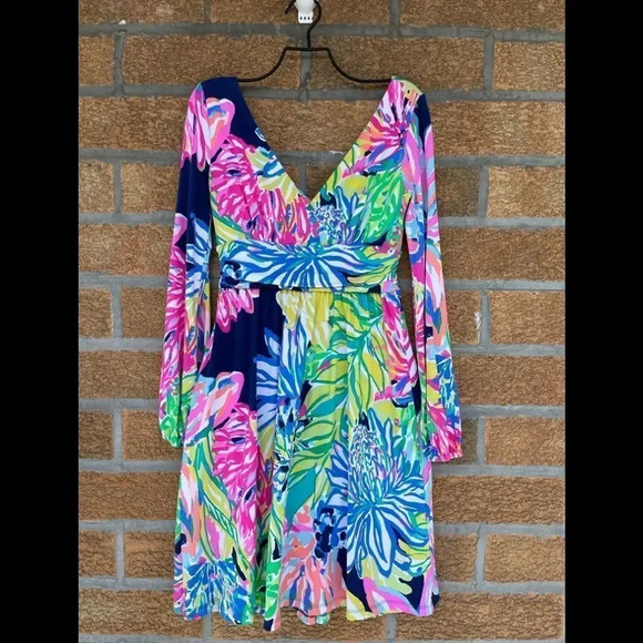 Lilly Pulitzer Fleur Dress XS - Picture 1 of 7